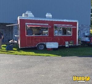 TURNKEY - 2016 8.5' x 18' Kitchen Food Concession Trailer with Pro-Fire Suppression for Sale in Pennsylvania!