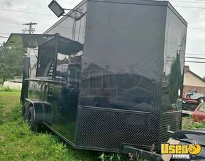 NEW - 2023 7' x 16'  Kitchen Food Trailer with Fire Suppression System for Sale in Pennsylvania!