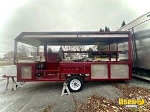 2020 4' x 9' Open Concept Mobile Kitchen Concession Tailgating Catering Trailer w/ Smoker for Sale in Pennsylvania!