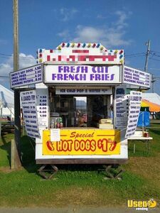 Classic 7' x 12'  Carnival Food Concession Trailer | Mobile Food Unit for Sale in Pennsylvania!