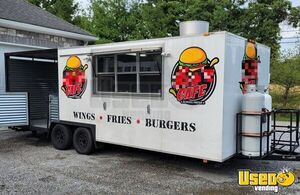 2012 - 8.6' x 14' Kitchen Food Concession Trailer with 8' Enclosed Porch for Sale in Pennsylvania!