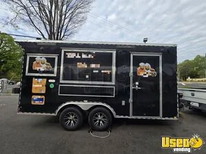 2024 16' Kitchen Food Concession Trailer with Pro Fire System for Sale in South Carolina!