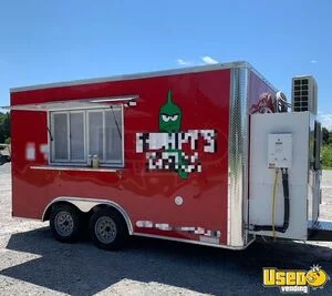 Like New - 2024 8.5' x 14' Kitchen Food Concession Trailer for Sale in South Carolina!