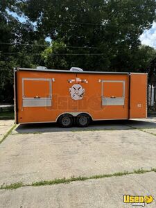 26' Kitchen Food Concession Trailer with Bathroom & Pro-Fire Suppression for Sale in South Carolina!