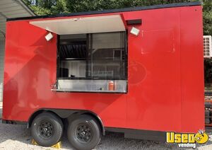 2024 8' x 14' Kitchen Food Concession Trailer with Pro Fire System for Sale in South Carolina!
