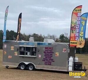 8.5' x 22' Kitchen Food Trailer with Fire Suppression System | Concession Trailer for Sale in South Carolina!