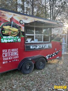 Turn Key - 2021 7' x 14' Kitchen Food Trailer with Fire Suppression System for Sale in South Carolina!