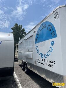Like-New - 2021 8.5' x 18' Titan Kitchen Food Concession Trailer with 4' Enclosed Porch for Sale in South Carolina!
