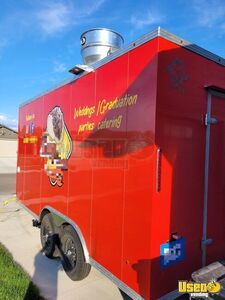 Like New - 2023 8' x 16' Kitchen Food Concession Trailer w/ Fire Suppression System for Sale in South Dakota!