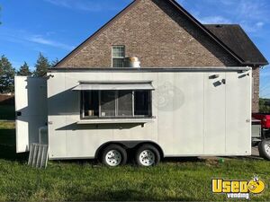Like-New - 2023 8' x 18' Kitchen Food Concession Trailer w/ Smoker Trailer & Pro-Fire Suppression for Sale in Tennessee!