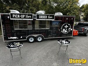 Like New - 2023 8.5' x 24' Kitchen Food Trailer with Bathroom for Sale in Tennessee!