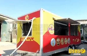 Never Used - 2023 7' x 18' Custom Built Food Concession Trailer | Mobile Vending Unit for Sale in Tennessee!