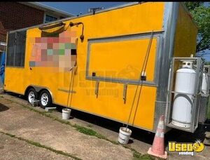 Ready to Work - 8.5' x 24' Food Concession Trailer | Mobile Food Unit with Porch for Sale in Tennessee!