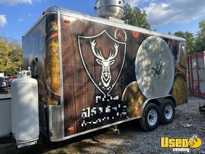 NEW - 2021 8.5' x 16' Kitchen Food Trailer with  Fire Suppression System for Sale in Tennessee!