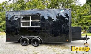 2022 8.5' x 16'  Freedom Kitchen Food Concession Trailer with Fire Suppression for Sale in Tennessee!