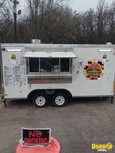 2024 8' x 16' Kitchen Food Concession Trailer with Fire Suppression System for Sale in Tennessee!