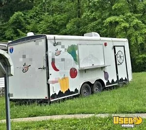 20' Kitchen Food Concession Trailer with Fire Suppression System for Sale in Tennessee!
