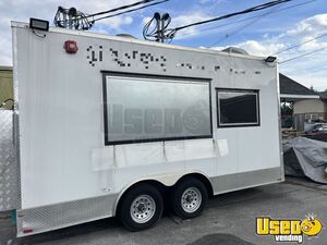 2022 8.5' x 16' Quality Cargo Kitchen Food Concession Trailer with Fire Suppression for Sale in Tennessee!