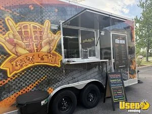 2023 8.5 x 16' Mobile Kitchen Like New Food Concession Waffle Trailer for Sale in Tennessee!