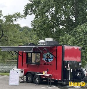 2024 8.5' x 16' Kitchen Food Concession Trailer with Pro Fire System for Sale in Tennessee!