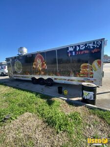 Like New - 2020 8' x 32' Kitchen Food Trailer with Fire Suppression System for Sale in Texas!