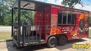 2023 20' Eagle Cargo Kitchen Food Trailer with Porch | Food Concession Trailer for Sale in Texas!