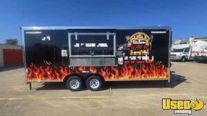 2025 8' x 20' Kitchen Food Concession Trailer with Pro Fire System for Sale in Texas!