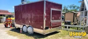 Like new - 2018 8.5' x 16' Kitchen Food Trailer with Fire Suppression System for Sale in Texas!