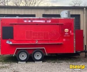2015 7' x 14'  Kitchen Food Trailer with New Fire Suppression System for Sale in Texas!