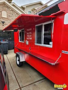 Permitted Like-New 2015 - 8' x 16' Kitchen Food Concession Trailer Mobile Food Unit for Sale in Texas!