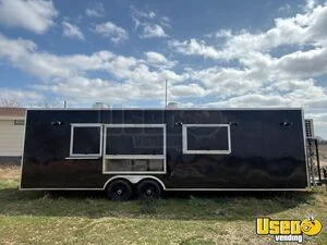 NEW 2025  8.5' x 28' Kitchen Food Concession Trailer with Pro Fire System for Sale in Texas!