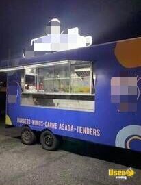 Very Lightly Used 2021 8' x 14' Mobile Kitchen Food Vending Concession Trailer for Sale in Texas!