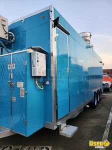 NEW - 2023 Kitchen Food Trailer with Bathroom | Food Concession Trailer for Sale in Texas!