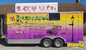 2015 8.5' x 18' Lightly Used Kitchen Food Vending Trailer with Fire Suppression for Sale in Texas!