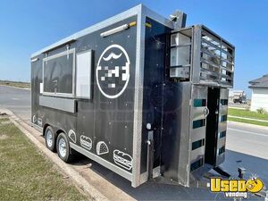 Inspected - 2022 8' x 16' Kitchen Food Concession Trailer with Pro-Fire for Sale in Texas!