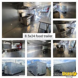 NEW 2022 Diamond Cargo 8.5' x 24' Kitchen Food Concession Trailer with Pro-Fire for Sale in Texas!