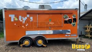 2021 8' x 16' Kitchen Food Trailer with Fire Suppression System for Sale in Texas!