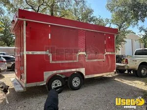 2022 8' x 16' Kitchen Food Concession Trailer Mobile Vending Unit for Sale in Texas!