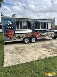 Well Equipped - 2022 Kitchen Food Concession Trailer with Fire Suppression System for Sale in Texas!