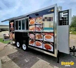 Ready to Roll - 2021 8' x 16' Kitchen Food Concession Trailer for Sale in Texas!