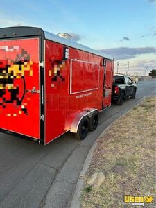 Well Equipped - 2022 7' x 16'  Kitchen Food Trailer | Food Concession Trailer for Sale in Texas!