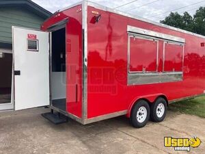 Permitted - 2024 8' x 20' Kitchen Food Concession Trailer for Sale in Texas!