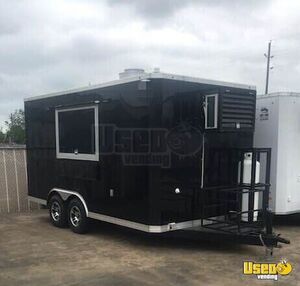 2022 8.5' x 16' Commercial Food Vending Unit LIKE NEW Mobile Kitchen Concession Trailer for Sale in Texas!