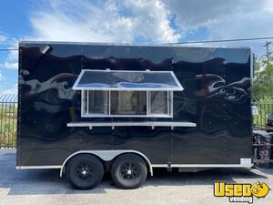 2022 8' x 16' Kitchen Food Concession Trailer with Pro Fire Suppression System for Sale in Texas!
