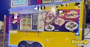 2018 Kitchen Food Concession Trailer with 2003 Chevrolet Silverado and Pro-Fire Suppression for Sale in Texas!