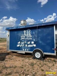 Used - 8' x 16' Single Axle Mobile Kitchen Food Concession Trailer for Sale in Texas!