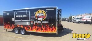 2025 20' Kitchen Food Concession Trailer with  Fire Suppression System for Sale in Texas!