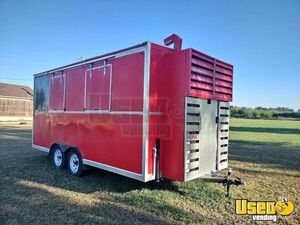 Like New - 8' x 16' Kitchen Food Concession Trailer with Pro-Fire Suppression for Sale in Texas!