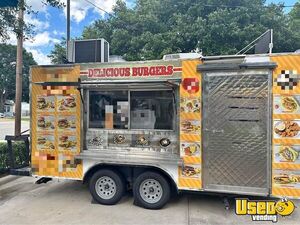 2021 - 16' Kitchen Food Concession Trailer with Pro-Fire Suppression for Sale in Texas!