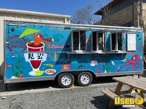 NICE 2021 8' x 20' Kitchen Food Concession Trailer with Pro-Fire Suppression for Sale in Texas!